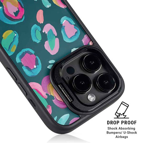Leopard Spots by Etta Vee iPhone 15 Pro Kickstand Case